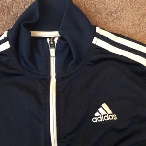 Adidas Navy Blue Track Jacket
